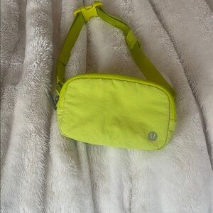 Lululemon Neon Green Belt Bag